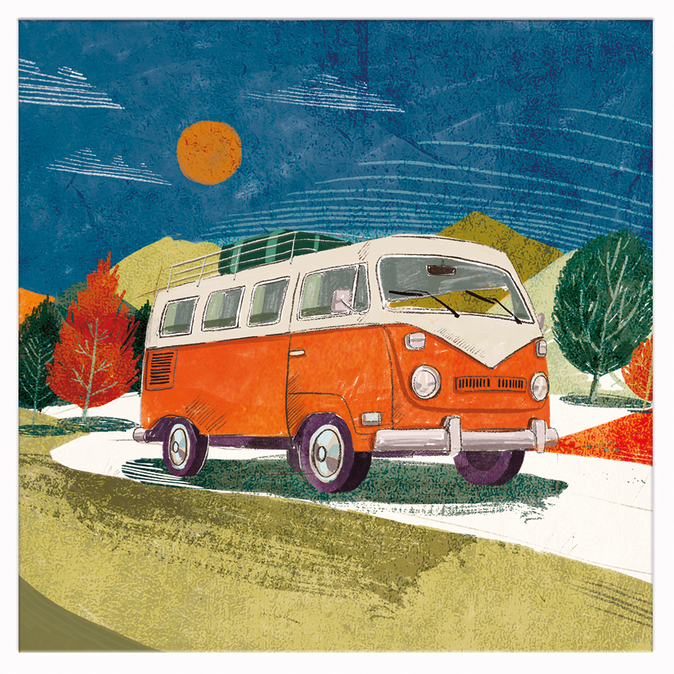 ORANGE CAMPERVAN