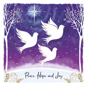 Peace Hope & Joy Doves